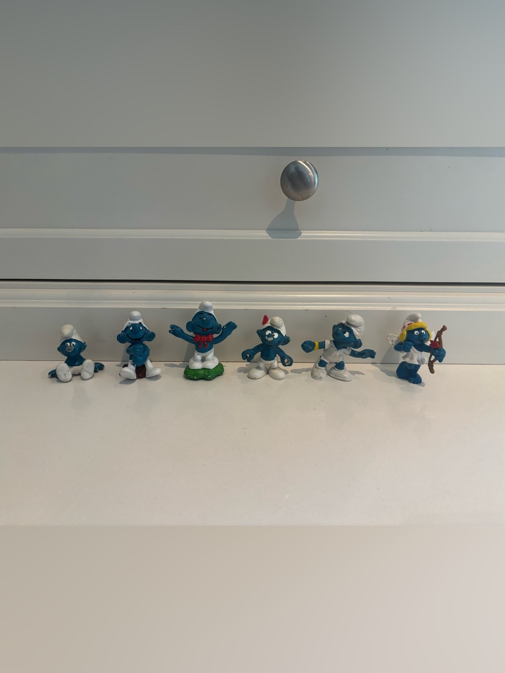Vintage Smurf Figurine Set